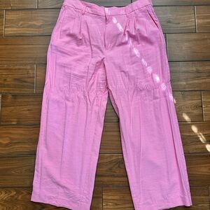 Pink Womens Trouser Bottoms